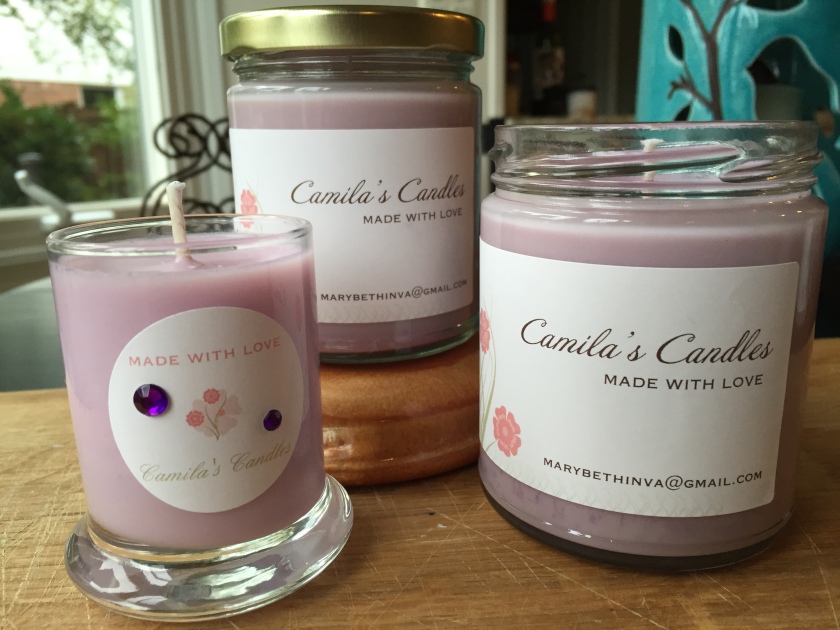 Camila's Candles - you can order some today!